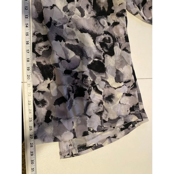 Logo by Lori Goldstein mesh button down abstract witchy gothic dark academia 2X - Picture 6 of 10